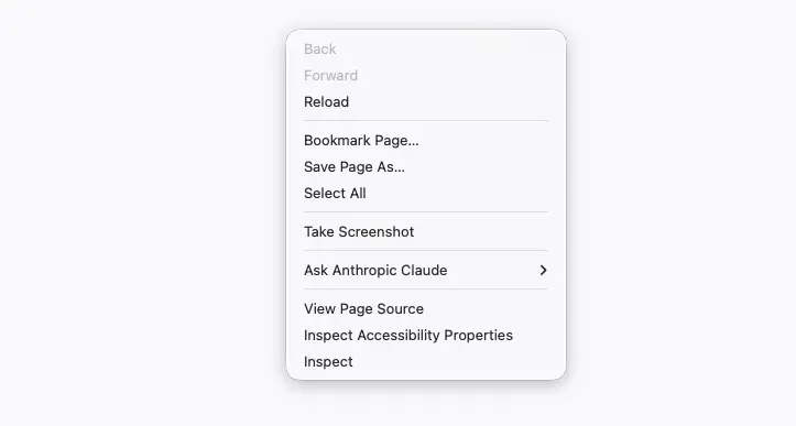 Right-Click Menu Method